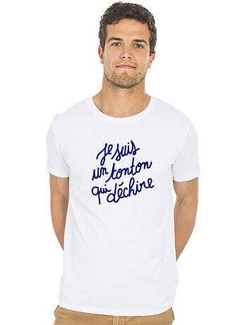 T-shirt Homme - JE SUIS UN TONTON QUI DÉCHIRE