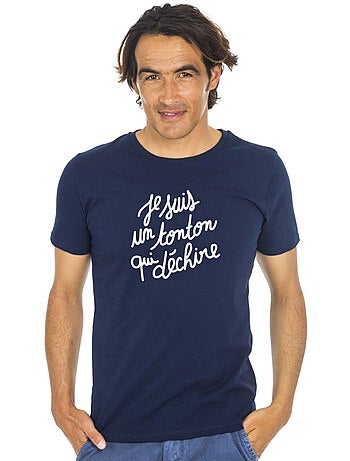 T-shirt Homme - JE SUIS UN TONTON QUI DÉCHIRE