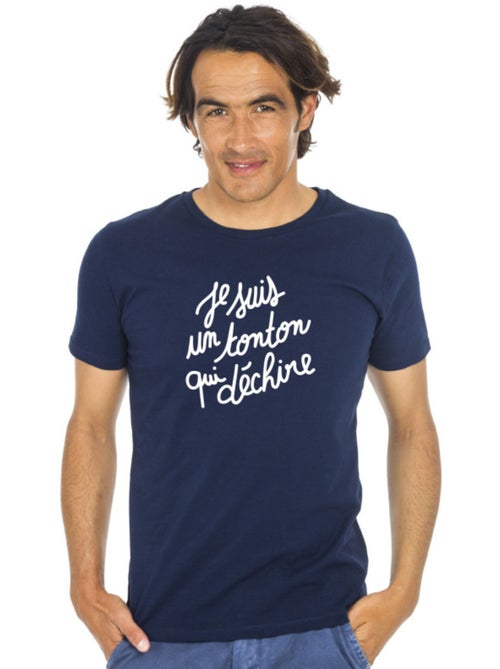 T-shirt Homme - JE SUIS UN TONTON QUI DÉCHIRE - Kiabi