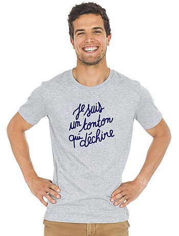 T-shirt Homme - JE SUIS UN TONTON QUI DÉCHIRE