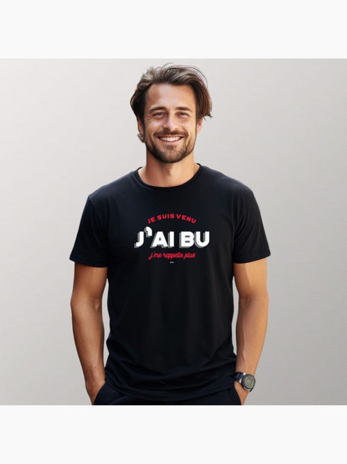 T-shirt Homme - JE SUIS VENU J'AI BU - Kiabi T-shirt Homme - JE SUIS VENU J'AI BU - Kiabi
