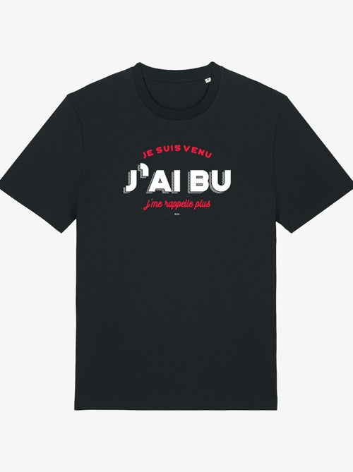 T-shirt Homme - JE SUIS VENU J'AI BU - Kiabi T-shirt Homme - JE SUIS VENU J'AI BU - Kiabi