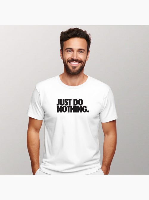 T-shirt Homme - JUST DO NOTHING - Kiabi T-shirt Homme - JUST DO NOTHING - Kiabi
