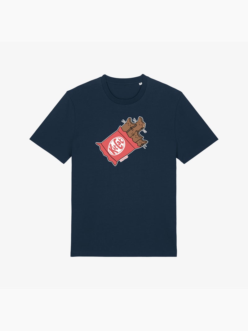 T-shirt Homme - KIT CAT Bleu marine - Kiabi