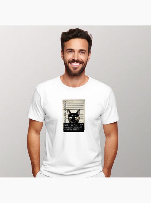 T-shirt Homme - KITTY MUGSHOT - Kiabi T-shirt Homme - KITTY MUGSHOT - Kiabi