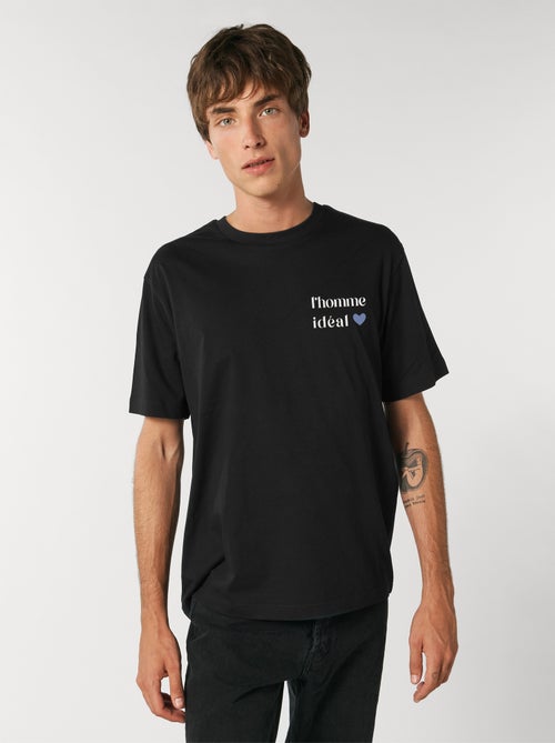 T-shirt Homme - L HOMME IDEAL COEUR - Kiabi T-shirt Homme - L HOMME IDEAL COEUR - Kiabi