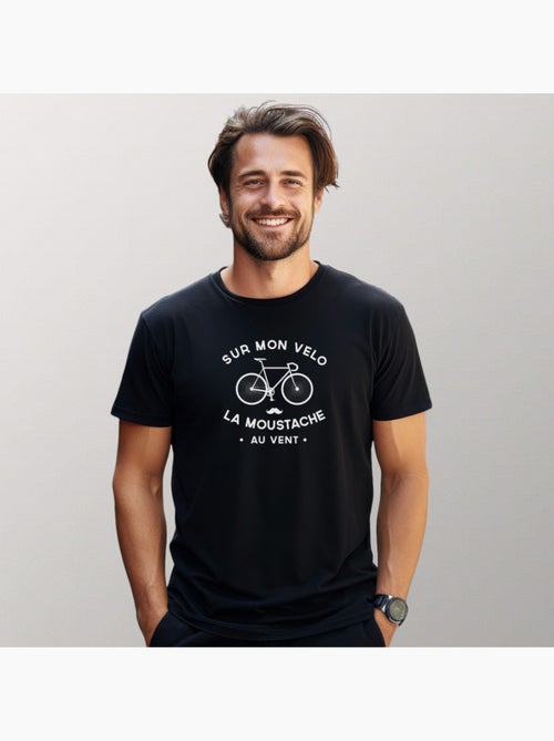 T-shirt Homme - LA MOUSTACHE AU VENT - Kiabi