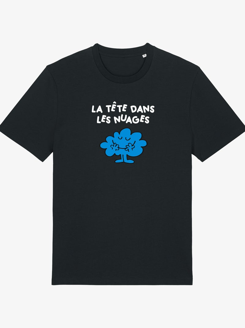 T-shirt Homme - LA TETE DANS LES NUAGES 2 Noir - Kiabi