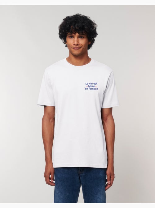 T-shirt Homme - LA VIE EST BELLE EN FAMILLE COEUR - Kiabi T-shirt Homme - LA VIE EST BELLE EN FAMILLE COEUR - Kiabi