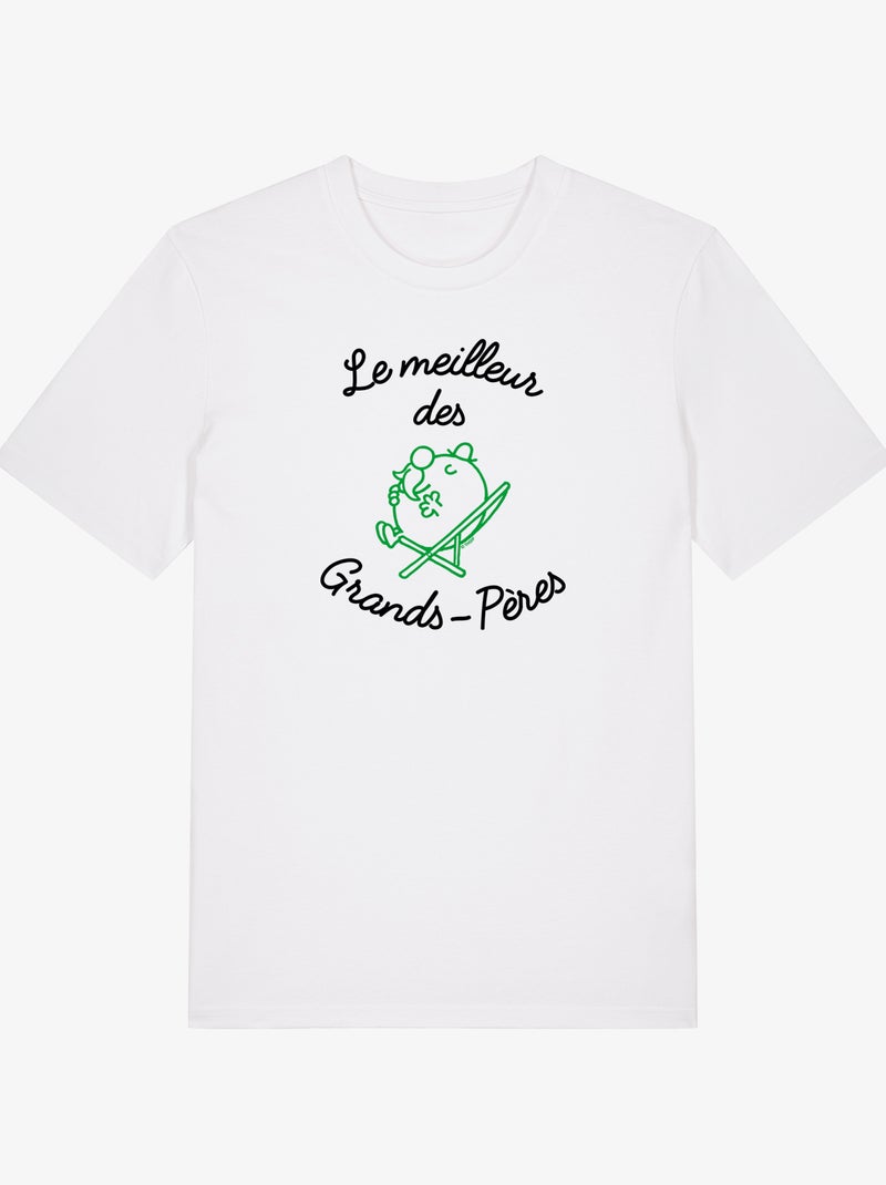 T-shirt Homme - LE MEILLEUR DES GRANDS-PÈRES Blanc - Kiabi