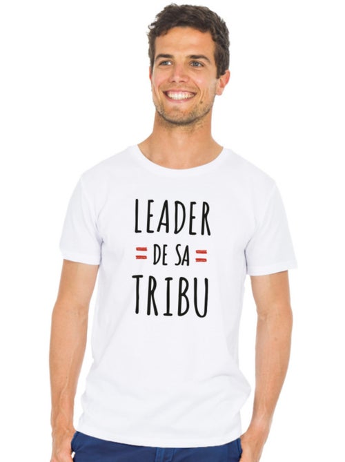 T-shirt Homme - LEADER DE SA TRIBU - Kiabi