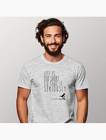 T-shirt Homme - LIFE IS TOO SHORT