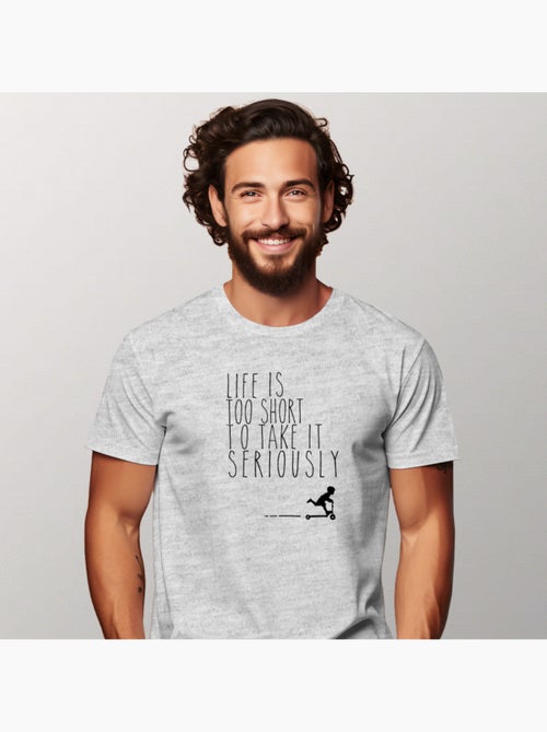 T-shirt Homme - LIFE IS TOO SHORT - Kiabi T-shirt Homme - LIFE IS TOO SHORT - Kiabi