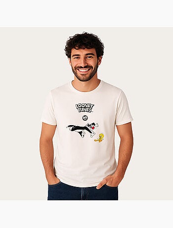 T-shirt Homme - LOONEY TUNES TWEETY 80TH THE CHASE