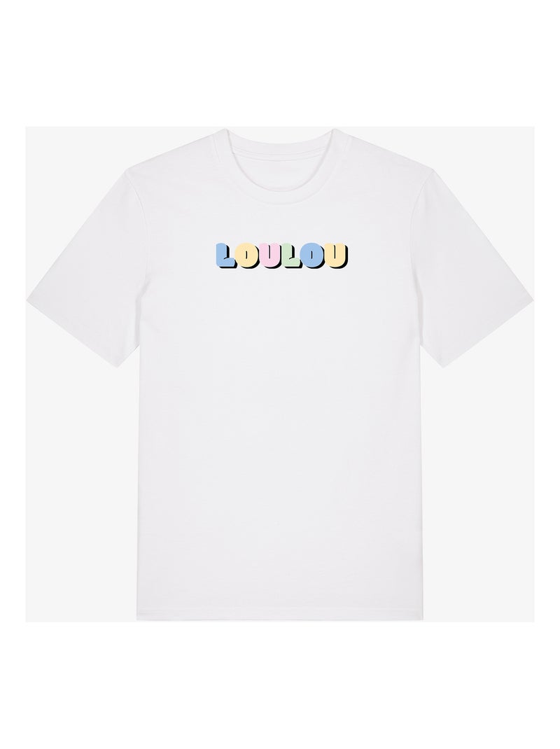 T-shirt Homme - LOULOU COLORE Blanc - Kiabi