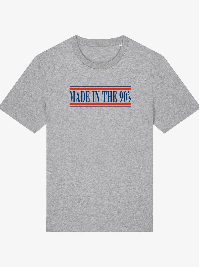 T-shirt Homme - MADE IN THE 90S Gris chiné - Kiabi