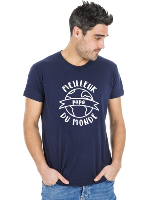 T-shirt Homme - MEILLEUR PAPA DU MONDE - Kiabi