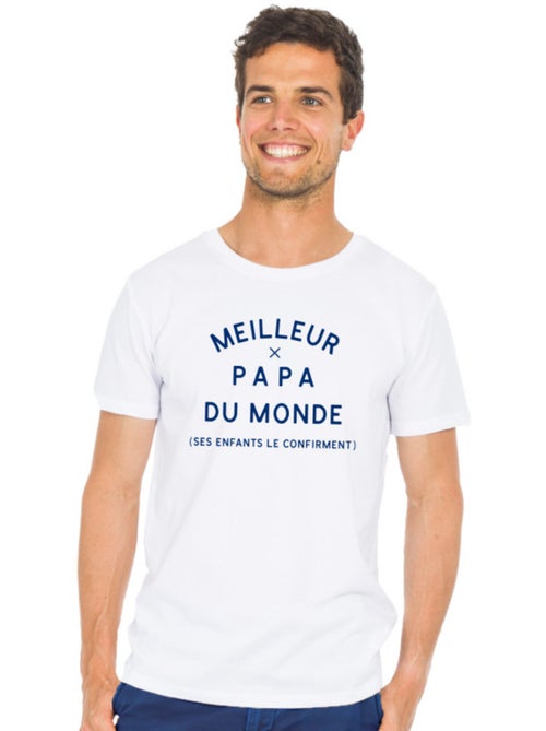 T-shirt Homme - MEILLEUR PAPA DU MONDE (SES ENFANTS LE CONFIRMENT) 2 WAF - Kiabi T-shirt Homme - MEILLEUR PAPA DU MONDE (SES ENFANTS LE CONFIRMENT) 2 WAF - Kiabi