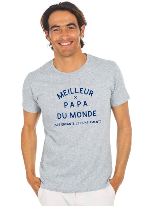 T-shirt Homme - MEILLEUR PAPA DU MONDE (SES ENFANTS LE CONFIRMENT) 2 WAF - Kiabi T-shirt Homme - MEILLEUR PAPA DU MONDE (SES ENFANTS LE CONFIRMENT) 2 WAF - Kiabi