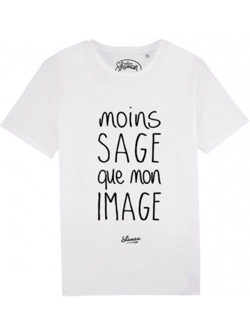 T-shirt Homme - MOINS SAGE QUE MON IMAGE - Kiabi T-shirt Homme - MOINS SAGE QUE MON IMAGE - Kiabi