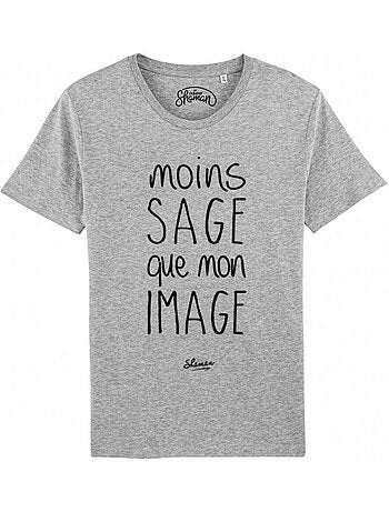 T-shirt homme - moins sage que mon image