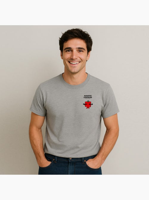 T-shirt Homme - MONSIEUR COSTAUD COEUR - Kiabi