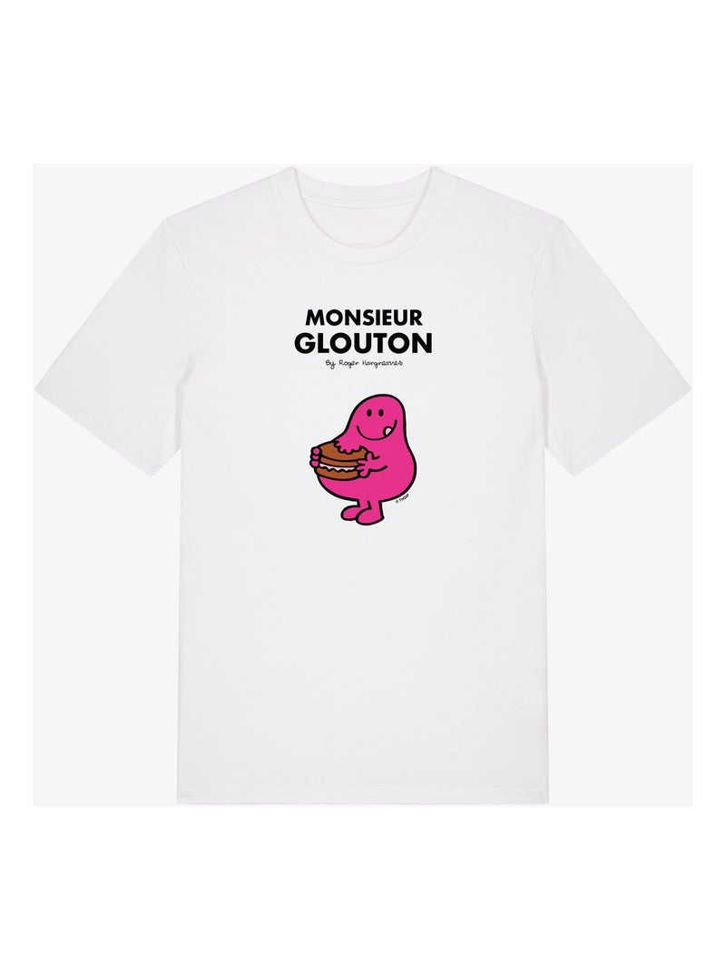 T-shirt Homme - MONSIEUR GLOUTON Blanc - Kiabi