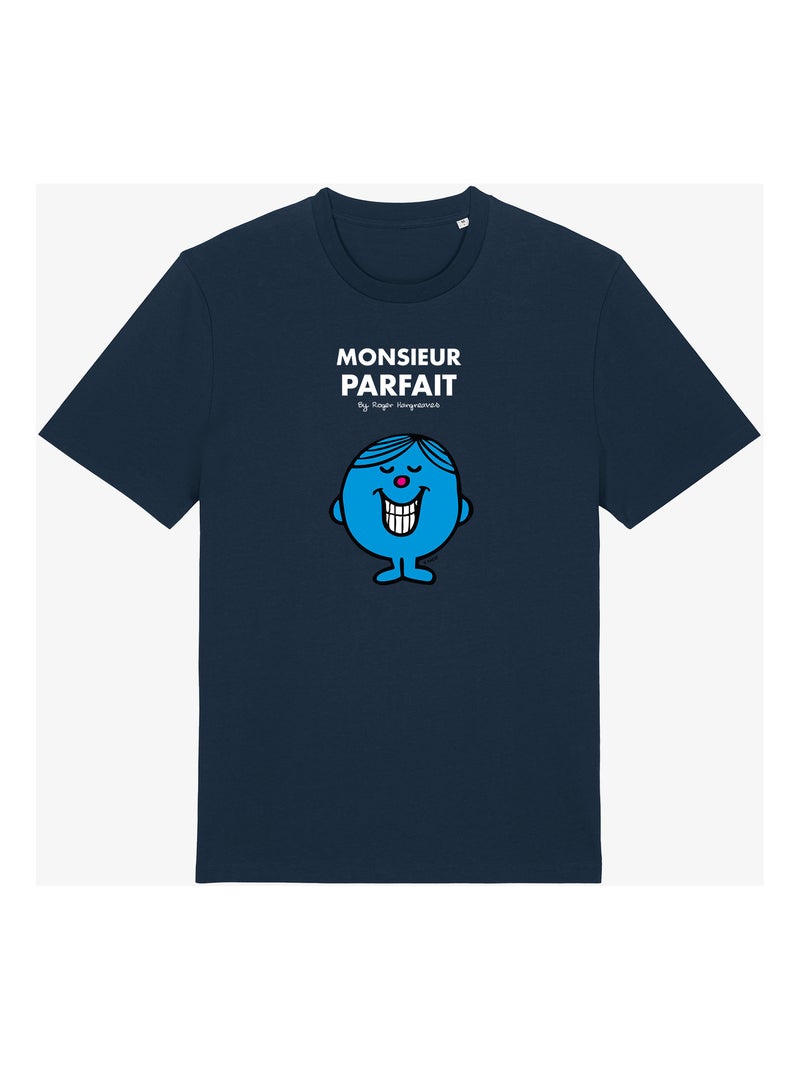 T-shirt Homme - MONSIEUR PARFAIT Bleu marine - Kiabi
