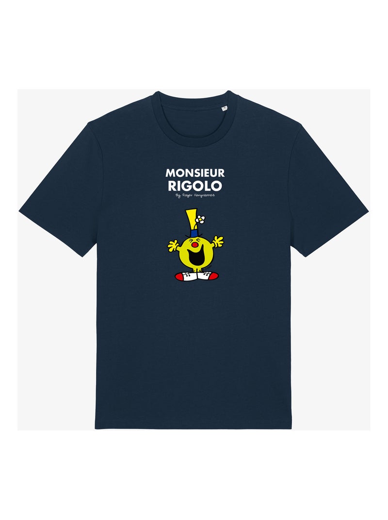 T-shirt Homme - MONSIEUR RIGOLO Bleu marine - Kiabi