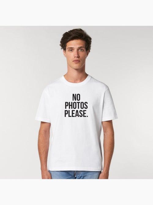 T-shirt Homme - NO PHOTOS PLEASE - Kiabi