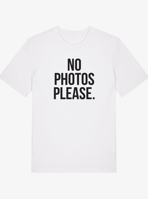 T-shirt Homme - NO PHOTOS PLEASE - Kiabi
