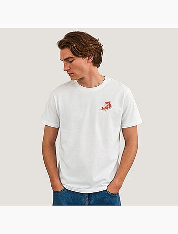 T-shirt homme - old school coeur