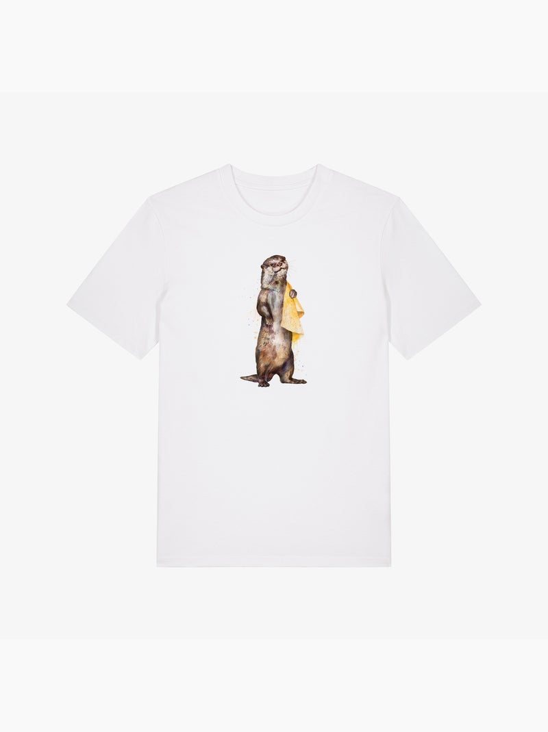 T-shirt Homme - OTTER Blanc - Kiabi