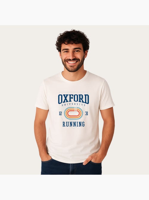T-shirt Homme - OXFORD UNIVERSITE RUNNING - Kiabi