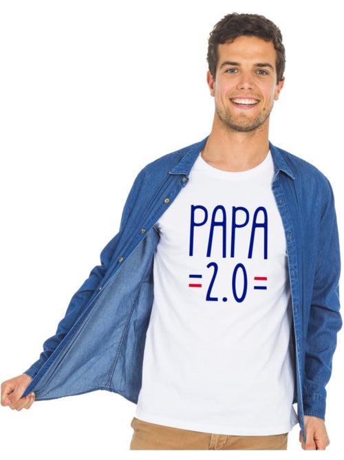 T-shirt Homme - PAPA 2.0 - Kiabi T-shirt Homme - PAPA 2.0 - Kiabi