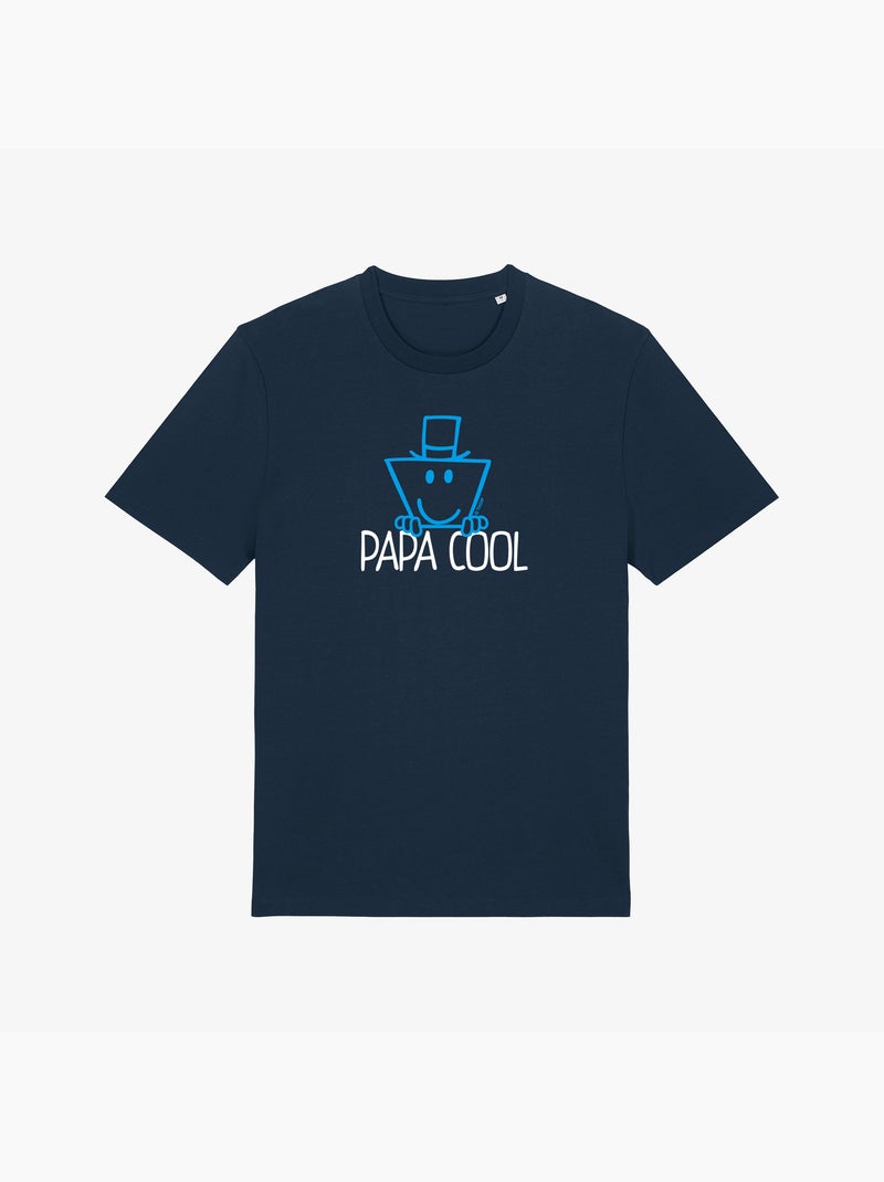 T-shirt Homme - PAPA COOL Bleu marine - Kiabi