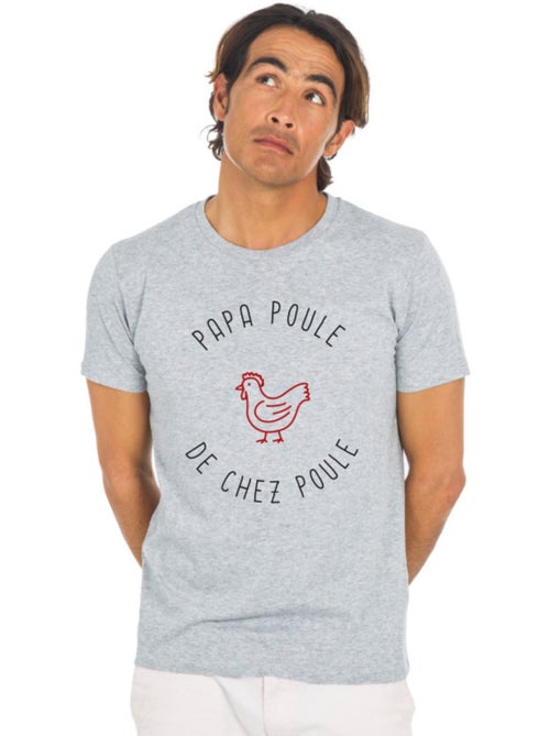 T-shirt Homme - PAPA POULE DE CHEZ POULE - Kiabi