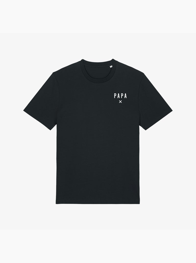 T-shirt Homme - PAPA X CŒUR WAF Noir - Kiabi