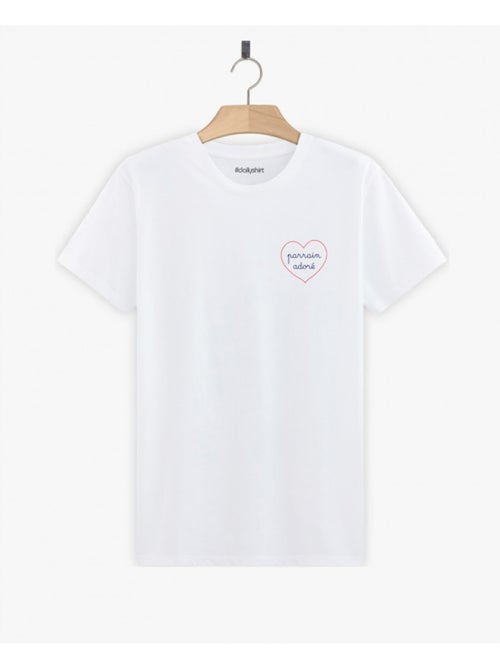 T-shirt Homme - PARRAIN ADORE - CŒUR - Kiabi