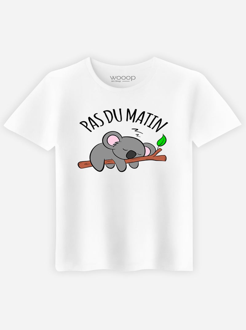 T-shirt Homme - PAS DU MATIN Blanc - Kiabi