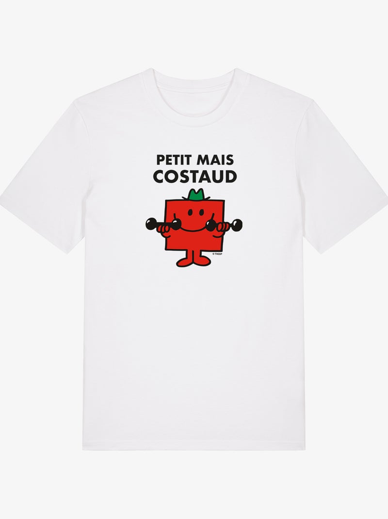 T-shirt Homme - PETIT MAIS COSTAUD Blanc - Kiabi