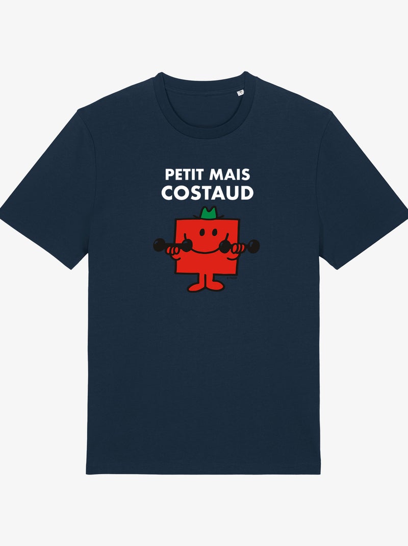 T-shirt Homme - PETIT MAIS COSTAUD Bleu marine - Kiabi