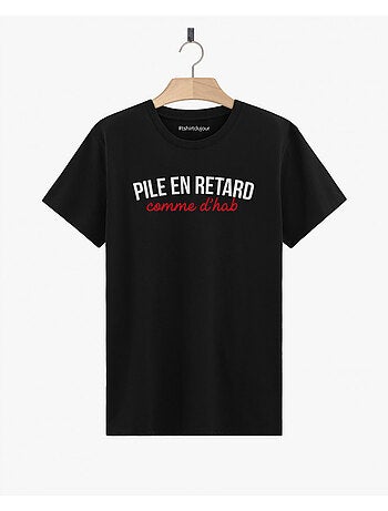 T-shirt Homme - PILE EN RETARD