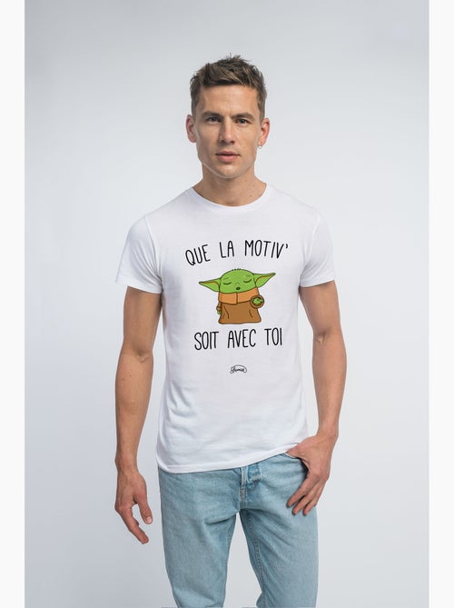 T-shirt Homme - QUE LA MOTIV SOIT AVEC TOI - Kiabi