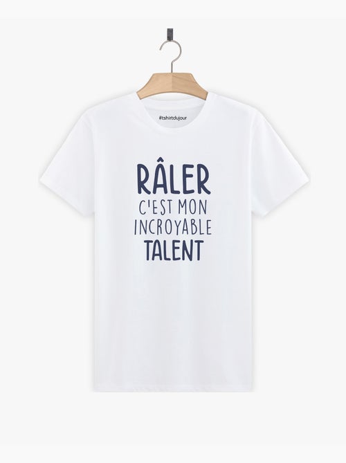 T-shirt Homme - RALER C'EST MON INCROYABLE TALENT - Kiabi T-shirt Homme - RALER C'EST MON INCROYABLE TALENT - Kiabi