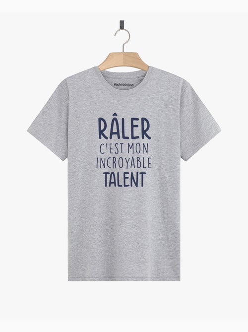 T-shirt Homme - RALER C'EST MON INCROYABLE TALENT - Kiabi T-shirt Homme - RALER C'EST MON INCROYABLE TALENT - Kiabi