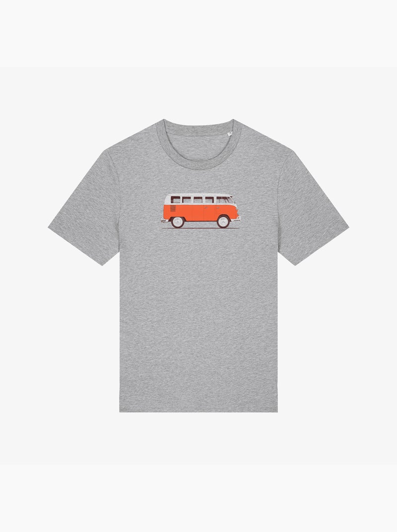T-shirt Homme - RED VAN Gris chiné - Kiabi
