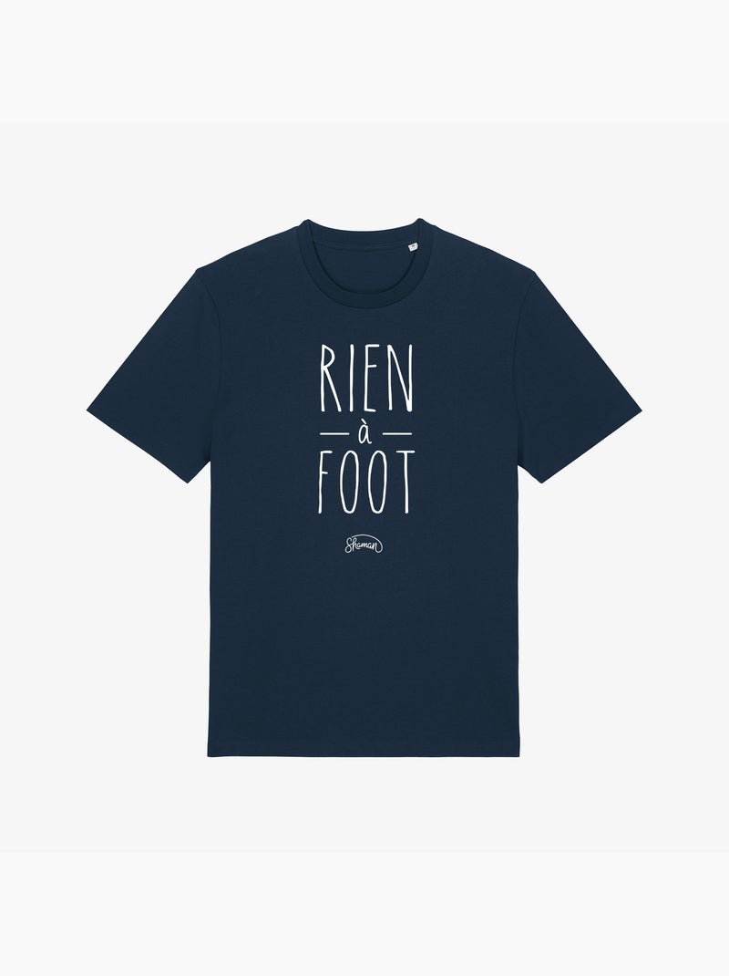 T-shirt Homme - RIEN A FOOT Bleu marine - Kiabi