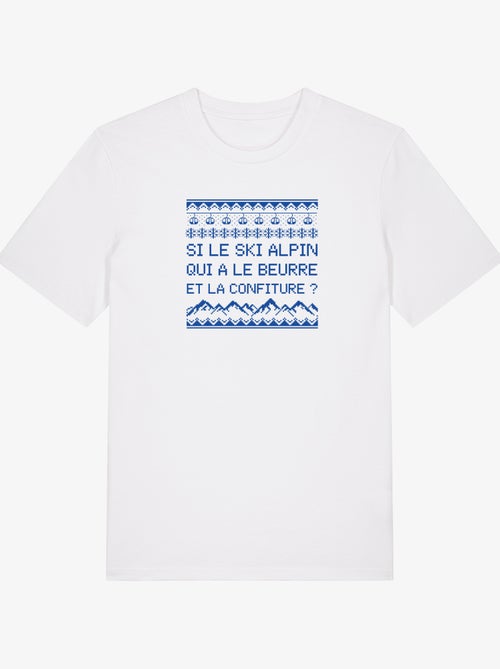 T-shirt Homme - SI LE SKI ALPIN - Kiabi T-shirt Homme - SI LE SKI ALPIN - Kiabi