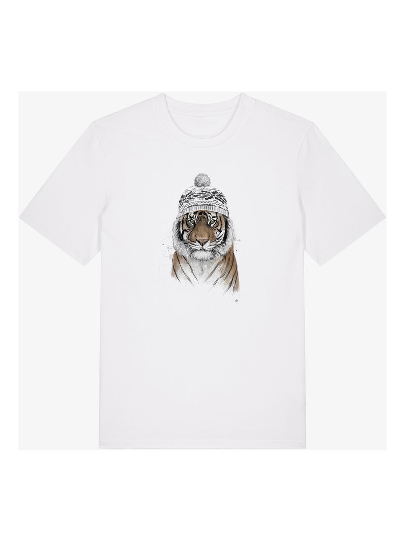 T-shirt Homme - SIBERIAN TIGER Blanc - Kiabi